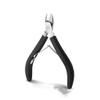 1pc Stainless Steel Cuticle Scissors Remover for Nails Art Clippers Nail Scissors Manicure Curved Tip Scissor,Black view 1