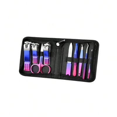 9/18 /30pcs Gradient Color Nail Clippers Manicure and Pedicure Tool Set - Includes Cuticle Nippers and Cutter Kit - Portable GRO,9,Piece Set