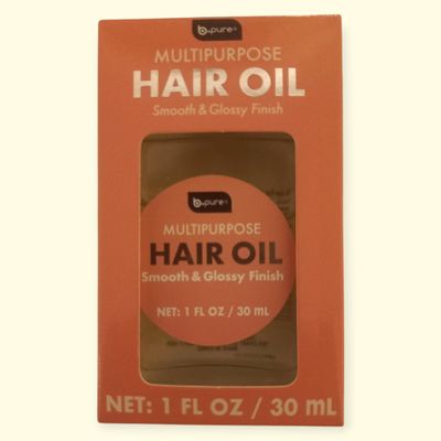 b.pure Multipurpose Hair Oil - Smooth & Glossy Finish, (1 fl oz / 30 ml) Pack of 1
