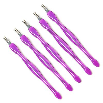 5PCS/Set Remover Nail Art Fork Cuticle Remover Nipper Pusher Trimmer Stainless Steel Pedicure Nails Care Nail Tools,AQ16690