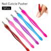 5PCS/Set Remover Nail Art Fork Cuticle Remover Nipper Pusher Trimmer Stainless Steel Pedicure Nails Care Nail Tools,AQ16690 view 2