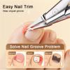 1pcs Nail Clippers Toenail Cutter Pedicure Manicure Tools Anti-Splash Ingrown Nail Tools Set,Pure White view 4