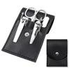 7Pcs Manicure Cutters Nail Clipper Set Household Stainless Steel Ear Spoon Universal Pedicure Scissors Tool Portable Nail Tools,7pcs,Black view 1