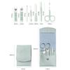 7Pcs Manicure Cutters Nail Clipper Set Household Stainless Steel Ear Spoon Universal Pedicure Scissors Tool Portable Nail Tools,7pcs,Black view 4