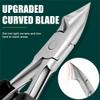 1Pcs Nail Clippers Toenail Cutters Pedicure Manicure Tools Anti-Splash Ingrown Professional Tool Sets,Black view 4
