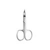 1Pcs Nail Scissors Stainless Steel Cuticle Pedicure Beauty for Eyebrow, Eyelash, Dry Skin Curved Blade,1Pcs Silvery view 1
