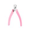 1 Pack Flat Gemstone Removal Pliers Metal Chain Cutting Zircon Jewelry Powerful Cutter Small Pliers for Removing Diamonds,Pink view 1