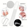 4-Piece Black Stainless Steel Nail Clipper with Nano Glass File polishing Nail File Manicure Tool Set,Black Shape2 view 3