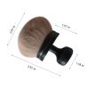 Body Makeup Brush Extra Large Oval Self Tanning Brush Multipurpose 74mm Wide-Headed Self Tanner Kabuki Sunscreen Brush for Legs Body Sunless Tan Streak Free Applicator(Black) view 2