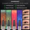 CHARMACY New Chameleon Liquid Eyeliner, Liquid Glitter Eyeliner, Highly Pigmented, Metallic MultiColor Shifting waterproof Eyeliner, Ultra-Fine Tip, Longwearing, Smudge-proof (A02 Mystic Mirage) view 3