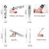 7 Pcs Professional Nail Cutter Pedicure Scissors Set Stainless Steel Eagle Hook Portable Manicure Nail Clipper Tool Set,Black view 3