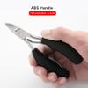 1Pc Blue Beauty Sharp Curved Remover Nail Scissors Manicure Toes Pliers Trimming Nail Clipper Nipper,red view 4