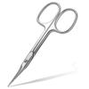 1pc Stainless Steel Professional Cuticle Scissors Nail Cuticle Clippers Trimmer Remover Nail Art Tools Cuticule Cutte,Silver view 1