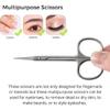 1/2/3/5Pcs Cuticle Scissors Professional Manicure Small Scissors Remover for Nails Art Stainless Steel Cuticle Cutter,F33,3pcs view 4