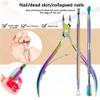 3PCS Manicure Tools Set Stainless Steel Nail File to Remove Manicure Tools Set Pliers,Multi view 2
