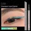 CHARMACY New Chameleon Liquid Eyeliner, Highly Pigmented, Metallic MultiColor Shifting Waterproof, Ultra-Fine Tip, Longwearing, Smudge-proof (A04 Ocean Glint) view 2