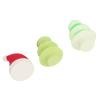 3pcs Christmas Themed Makeup Sponge Set, Elasticity, Breathable, for Liquid Cream Blending, Skin Friendly Hydrophilic Polyurethane Material view 2