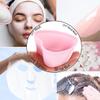 5 Sets Plastic Heart Shaped Facial Mask Mixing Bowl, Pink Facemask Bowl DIY Skin Care Mixing Tool Kit with Spatulas for Mud Masks, Home Salon, and Beauty Salon Use, Face Mask Applicator Tool(5 Pcs) view 3