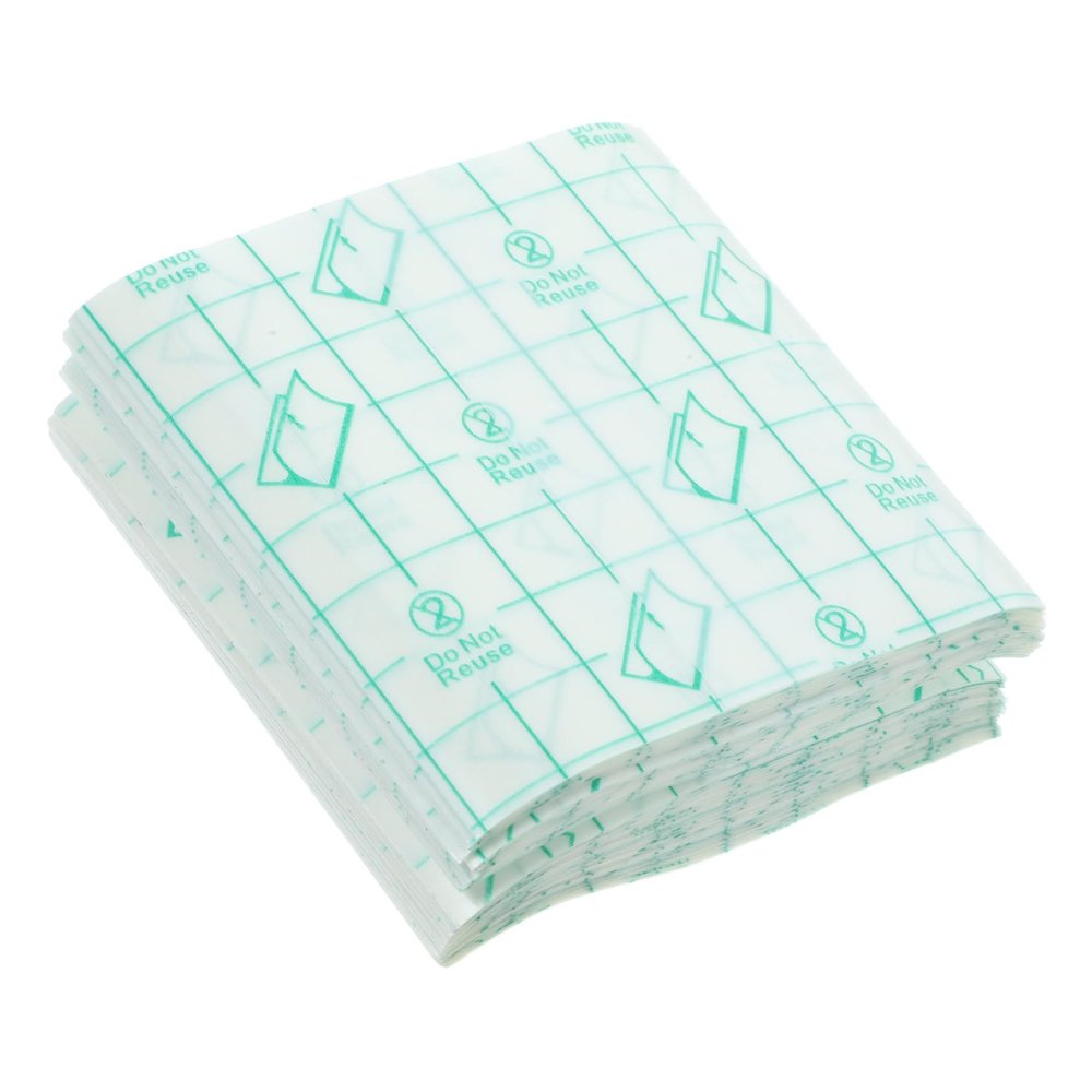 AUTSUPPL 100pcs Disposable Makeup Hand Palette for Nail Art and Cosmetic Use Random Styles for Professionals and Enthusiasts