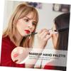 AUTSUPPL 100pcs Disposable Makeup Hand Palette for Nail Art and Cosmetic Use Random Styles for Professionals and Enthusiasts view 2