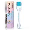 Derma Roller - TUMAKOU Microneedle Roller for Face Scalp Hair - Beard Roller for Women and Men (White) view 1