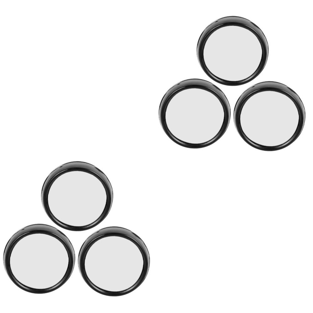 XCHOKPDG 6 Pcs Computer Mirror Clip on Mirror Mini Makeup Mirror Clip on Cubicle Mirror Computer Magnify Mirror Cabinet Rearview Monitors Mini-pc Desk High Strength Pc Work Indoor/259