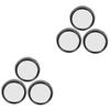 XCHOKPDG 6 Pcs Computer Mirror Clip on Mirror Mini Makeup Mirror Clip on Cubicle Mirror Computer Magnify Mirror Cabinet Rearview Monitors Mini-pc Desk High Strength Pc Work Indoor/259 view 1
