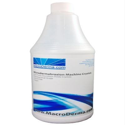 Microdermabrasion Crystals for machines. Aluminum oxide powder 5 pound bottle by Macroderma