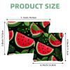 2Pcs Shrapnel Pouch for Purse, Cartoon Watermelon-19 Waterproof Makeup Bag, Portable Pouch for Women Gifts view 2