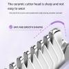Gqudyi Womens Electric Shaver for Legs Underarm,2 in 1 Wet & Dry Electric Trimmer,Double Head Dual Purpose Hair Trimmer,Compact and Portable,Detachable Blade Head,for Men and Women to Shave Hair view 3