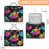 Adornori Turtle Travel Toiletry Bag for Women Large Capacity Wide-open Makeup Organizer Cosmetic Travel Bags for Toiletries, Sea Turtle view 2