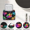 Adornori Turtle Travel Toiletry Bag for Women Large Capacity Wide-open Makeup Organizer Cosmetic Travel Bags for Toiletries, Sea Turtle view 3
