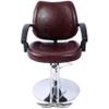 Hair Salon Chair Styling Heavy Duty Hydraulic Pump Barber Chair Beauty Shampoo Barbering Chair for Hair Stylist Women Man,with Barber Cape (Brown) view 2