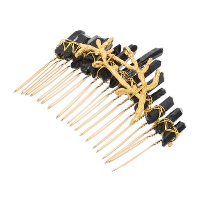 Beatifufu Crystal Alloy Hair Comb for Women Handmade Bridal Headpiece Rhinestone Hair Accessory for Weddings and Special Occasions Elegant Hair Jewelry for Brides