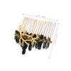 Beatifufu Crystal Alloy Hair Comb for Women Handmade Bridal Headpiece Rhinestone Hair Accessory for Weddings and Special Occasions Elegant Hair Jewelry for Brides view 2