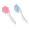 EXQUIMEUBLE Silicone Facial Scrubber 2pcs Manual Face Cleaner Set Exfoliating Cleansing Brush for Home and Cleansing Tool for Skin Types view 1