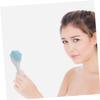 EXQUIMEUBLE Silicone Facial Scrubber 2pcs Manual Face Cleaner Set Exfoliating Cleansing Brush for Home and Cleansing Tool for Skin Types view 4