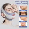 2 Pack V Line Lifting Mask with Chin Strap for Sleeping, Reusable Chin Strap for Double Chin for Women, Adjustable Chin Strap, Jaw Exerciser view 2