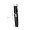 GALPADA 1set USB Rechargeable Nose Hair Trimmer Multipurpose Eyebrow Trimmer Removable Cutter Lightweight Design for Material Unisex Grooming Tool view 2