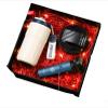 Premium Present Box for Men, Tumbler, Electric Razor, Leather Belt, Neck Massager (3-piece set/Blue upgraded 316 digital display insulated cup + razor + genuine leather strap + box and bag) view 1