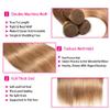 30 32 34 Inch Raivide Color #27 Bundle Honey Blonde Straight Human Hair Bundles 300G Color 27 Straight Bundles Human Hair Honey Blonde Bundle view 3