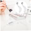 ELAYARD 2pcs Metal Eyelash Separator and Eyebrow Comb Portable Beauty Tool for Precise Grooming and Shaping Lightweight Design for Daily Use and Travel Construction view 2