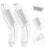 ELAYARD 2pcs Metal Eyelash Separator and Eyebrow Comb Portable Beauty Tool for Precise Grooming and Shaping Lightweight Design for Daily Use and Travel Construction view 3