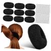 Baluue 1set Hair Bun Maker Kit Donut Shapes Shaped Clips for Easy Hair Styling Versatile Tools for Boys and Girls and Stylish Buns and Updos Effortlessly view 1
