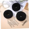Baluue 1set Hair Bun Maker Kit Donut Shapes Shaped Clips for Easy Hair Styling Versatile Tools for Boys and Girls and Stylish Buns and Updos Effortlessly view 4