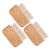 EXQUIMEUBLE 3pcs Fingernail Scrub Brush Multi-functional Nail Cleaning Brush for Manicure and Pedicure Portable and Lightweight for Clean under Nails and Dead Skin Removal view 1