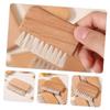 EXQUIMEUBLE 3pcs Fingernail Scrub Brush Multi-functional Nail Cleaning Brush for Manicure and Pedicure Portable and Lightweight for Clean under Nails and Dead Skin Removal view 4