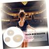 Vaguelly 15pcs Hair Bun Maker Hair Donut Shaper for Women Includes for Weddings Proms and Everyday Styling view 3