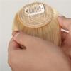 100% Human Hair Bangs Clips in Air Fringe Bangs Hairpiece Hair Extension 4.5inch(Platinum) view 4
