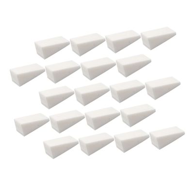 ARTSEWPLY 48pcs Gradient Nail Art Sponge Wedges Makeup Sponge for Cosmetic Application and Washable for Sky Nail Designs Skin Friendly
